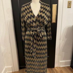 Alice + Olivia Wrap Effect Dress